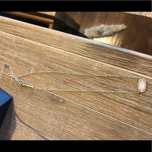 Light pink Kendra Scott Elisa necklace
